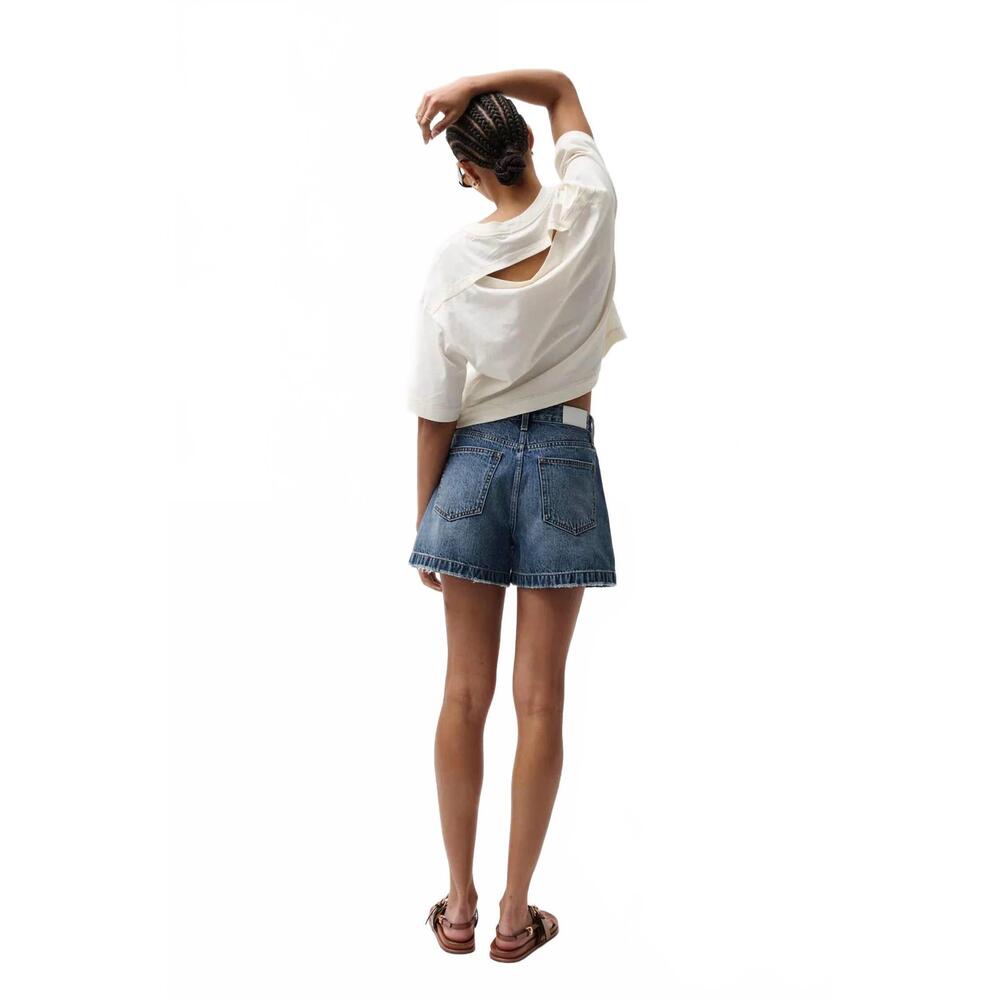 NEW PISTOLA saige high rise a-line short in wishbone - Picture 7 of 7